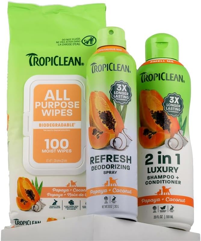 TropiClean Papaya Pamper Pack for Dogs