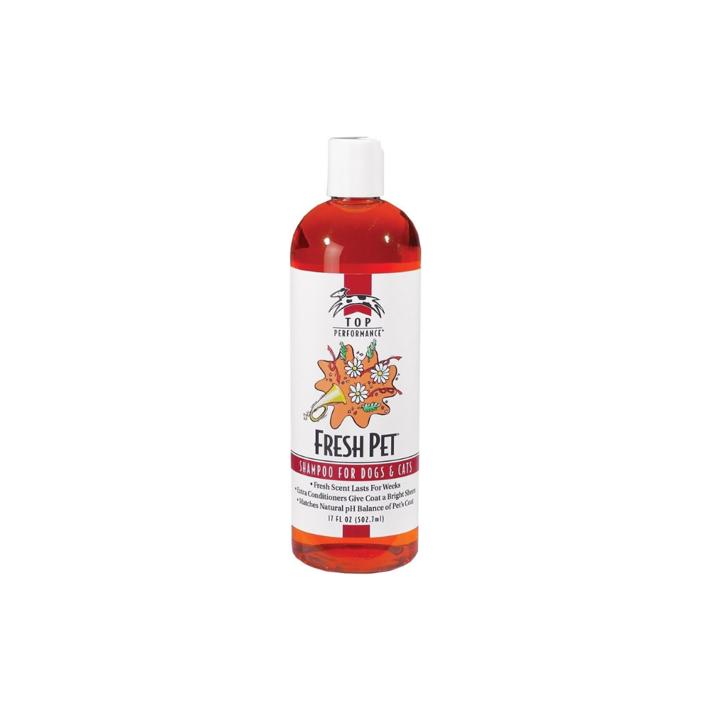 Top Performance Fresh Pet Shampoo – Prevents Mats and Tangles, 17 Oz.