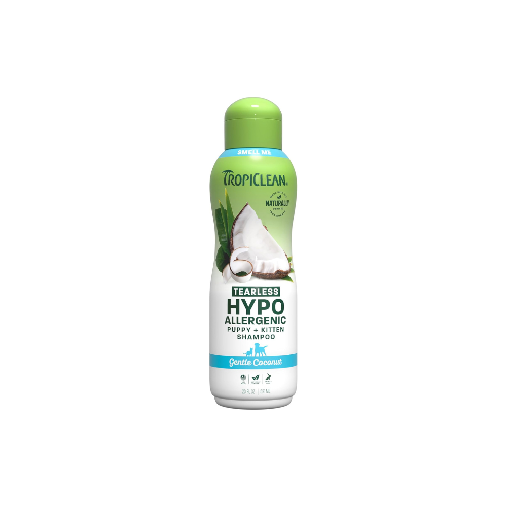 TropiClean Hypoallergenic Coconut Scent Puppy & Kitten Shampoo